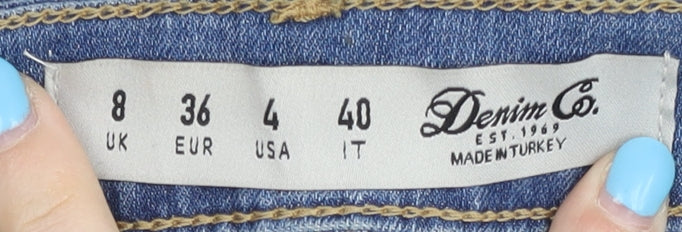 Additional view of Denim Co. Women's Blue Skinny Jeans, size 8