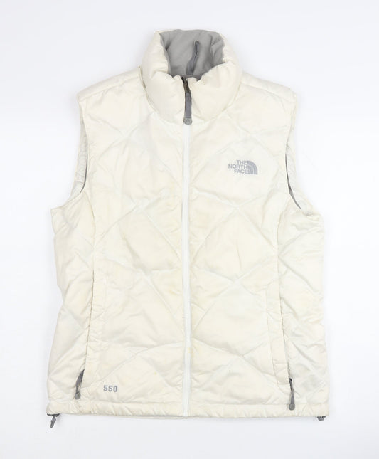 The North Face Women's White Puffer Waistcoat M