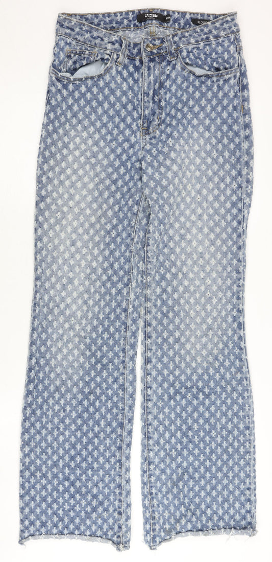 Jaded London Women’s Blue Distressed Jeans Size 6