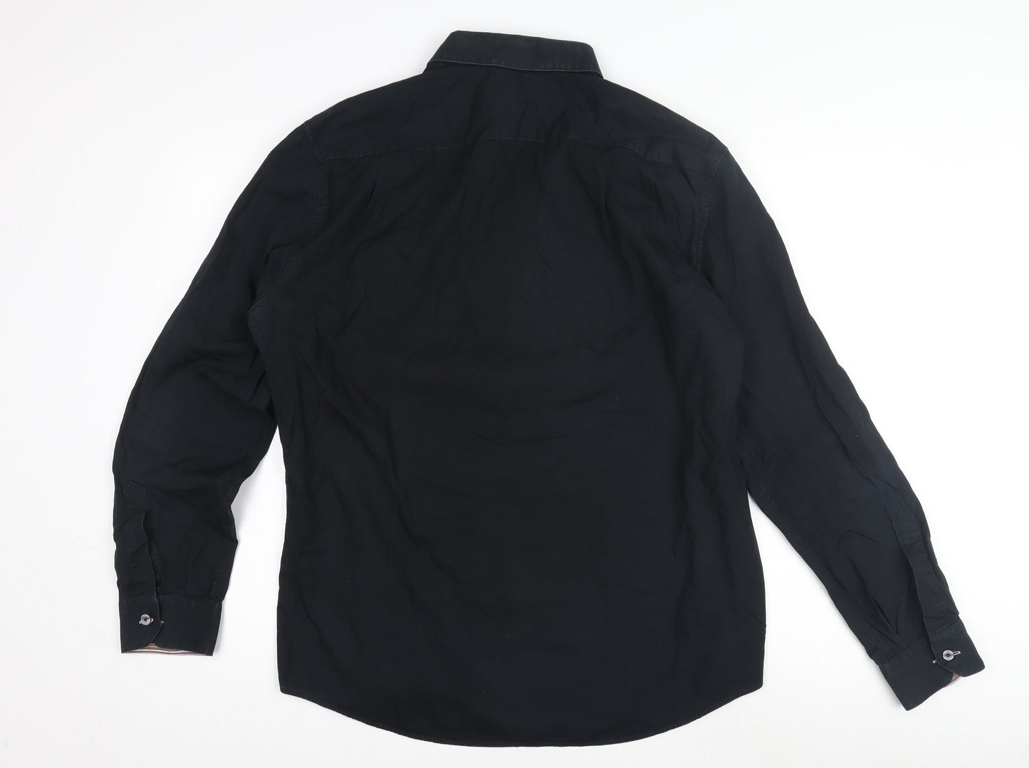Paul Smith Men's Black Formal Dress Shirt Size 44