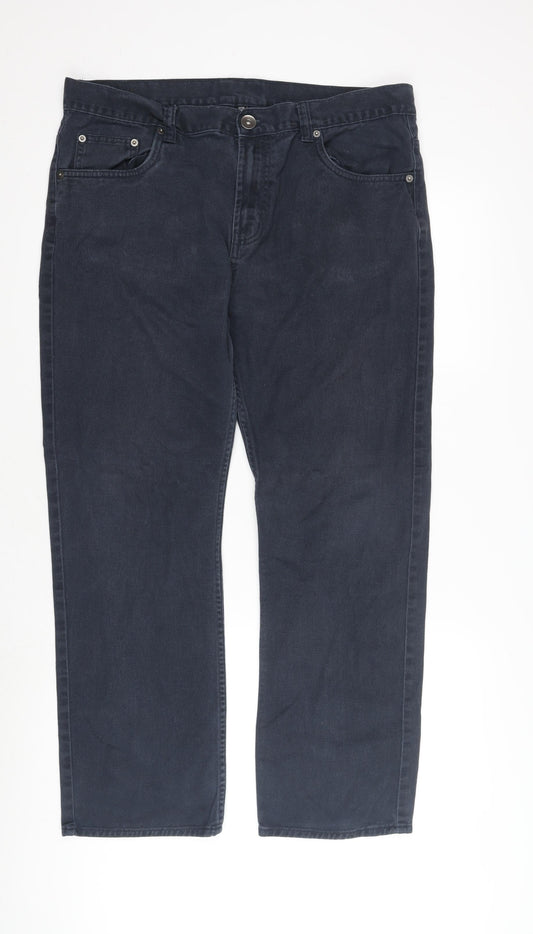 Daring Men's Blue Straight Jeans Size 36