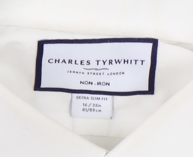 Charles Tyrwhitt Men's White Extra-Slim Dress Shirt