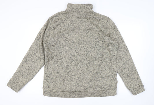 Mountain Warehouse Grey Men's 2XL 1/4 Zip Sweatshirt