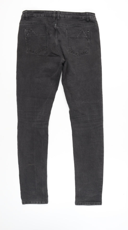 Denim Co. Women's Black Skinny Jeans Size 12