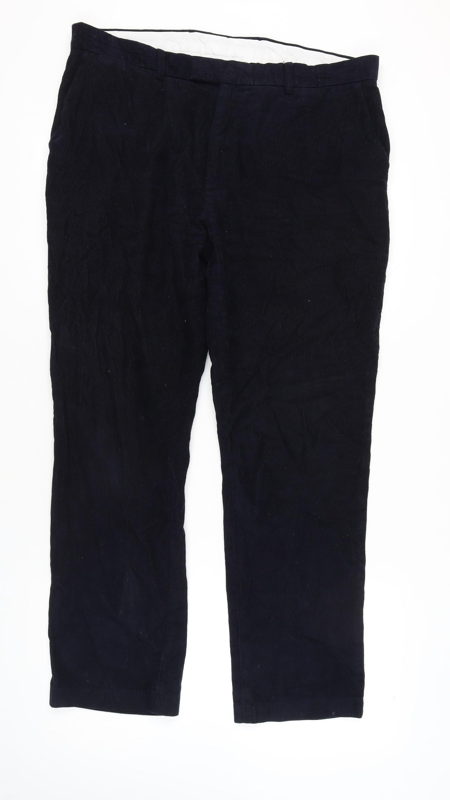 James Pringle Men's Black Corduroy Trousers