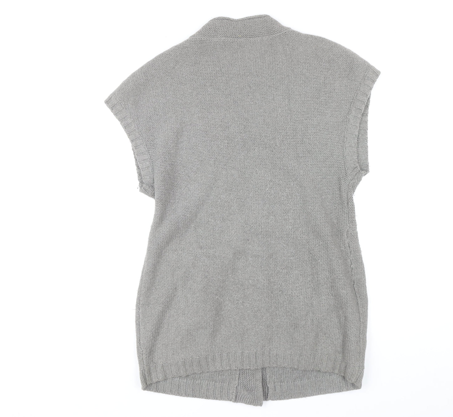 Ted Baker Women's Grey Sleeveless Cardigan M