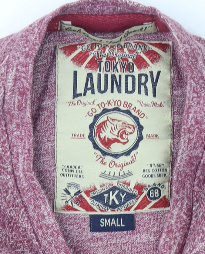 Tokyo Laundry Men's Red Long Sleeve Shirt - S
