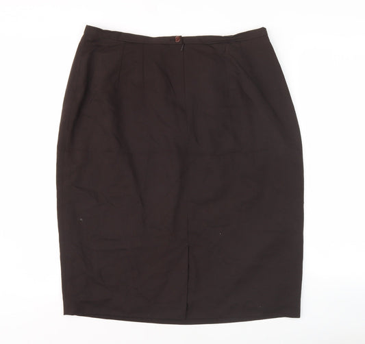 Affinity Women's Black Pencil Skirt Size 18