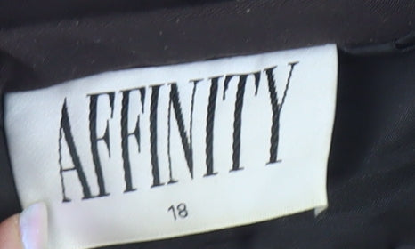 Affinity Women's Black Pencil Skirt Size 18