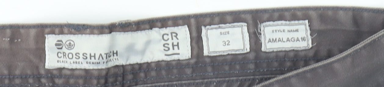 Crosshatch Men's Grey Biker Shorts Size 32