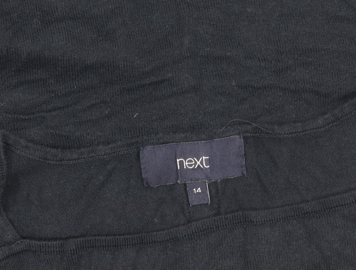 Additional view of Next Women's Blue 3/4 Sleeve Knit Top, size 14