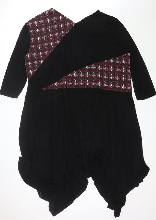 Joe Browns Women's Black Houndstooth Dress Size 32