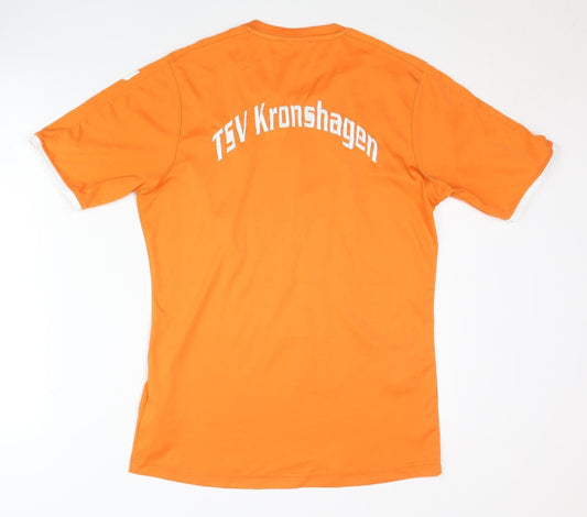 Hummel Men's Orange Football Jersey T-Shirt S