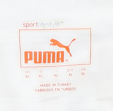 Puma Men's White XL Football Jersey T-Shirt