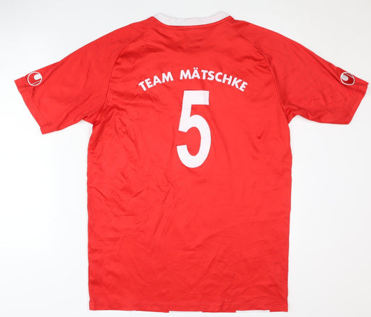 Uhlsport Men's Red Football Jersey L