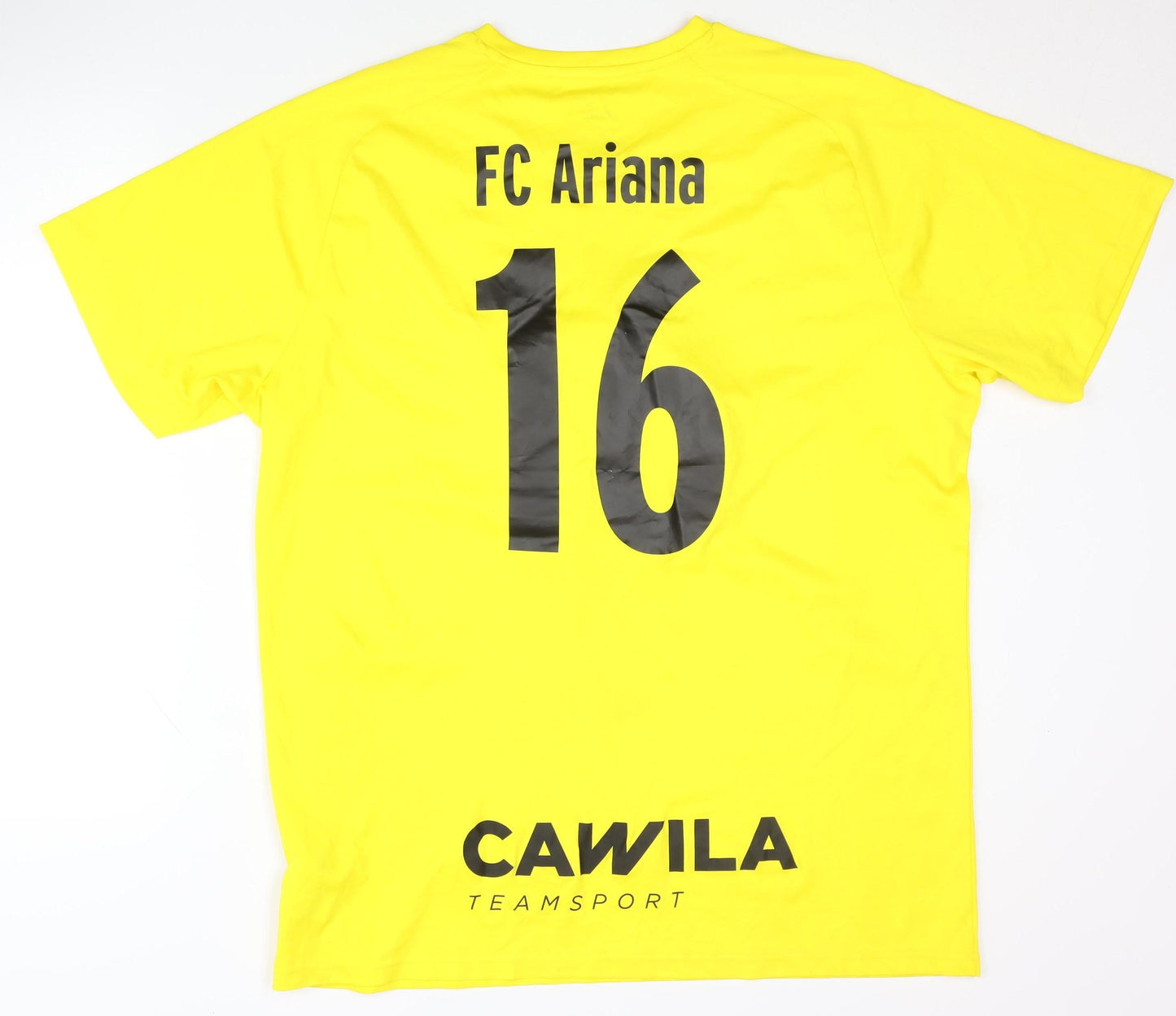 Puma Men's Yellow XL Football Jersey T-Shirt