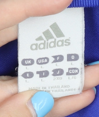 Adidas Men's Blue Football T-Shirt L Jersey