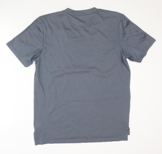 Adidas Men's Grey Football Jersey T-Shirt M