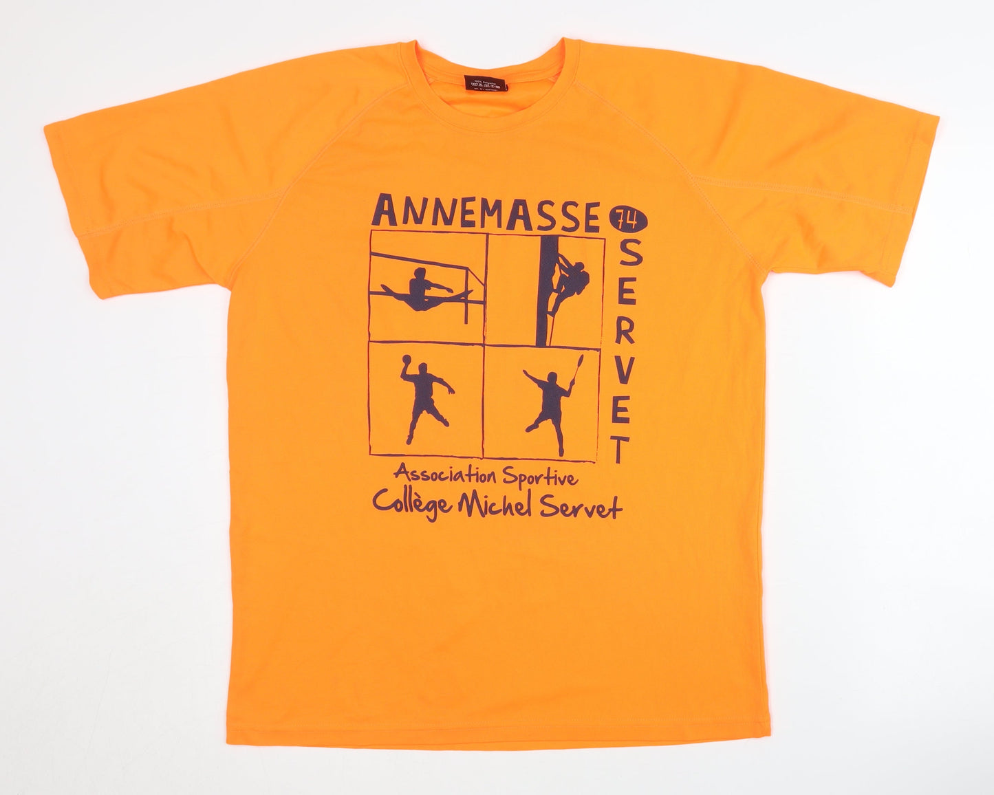 Acqua Royal Technic Unisex Orange L Sports T-Shirt