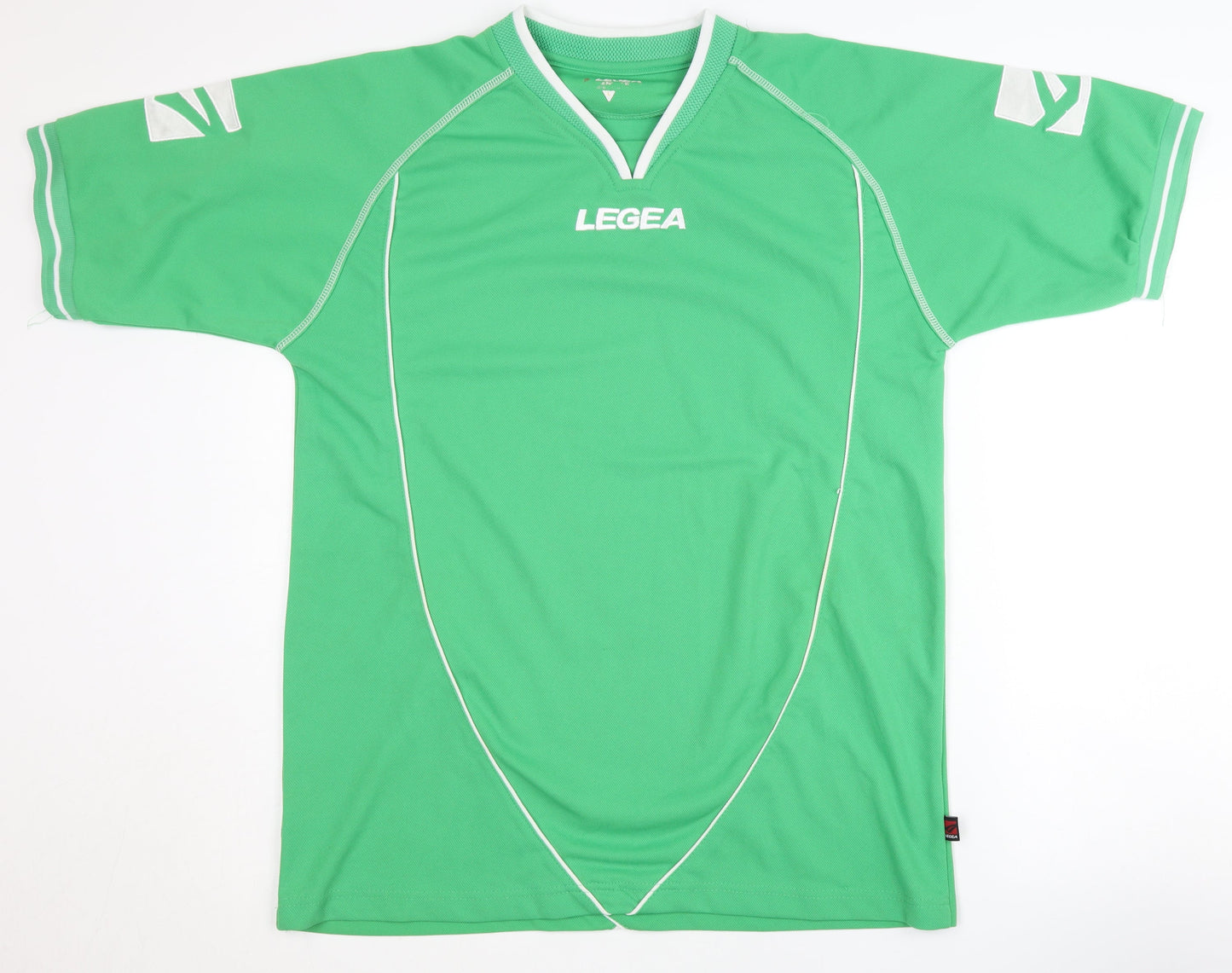 Legea Men's Green Jersey L Sports V-Neck