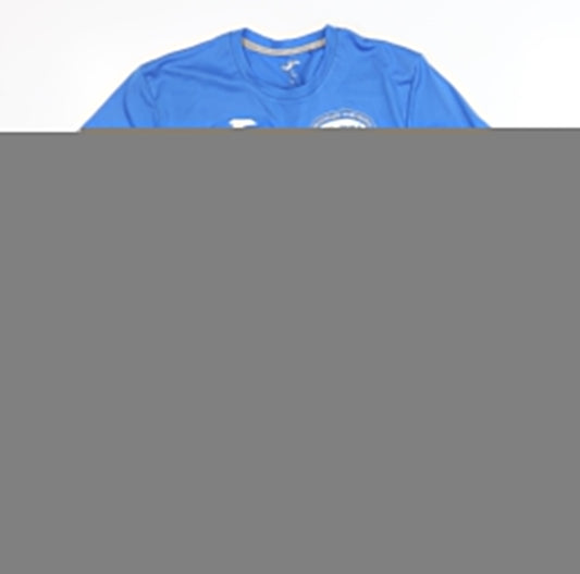 Joma Men's Blue Gym T-Shirt, Size S, Breathable