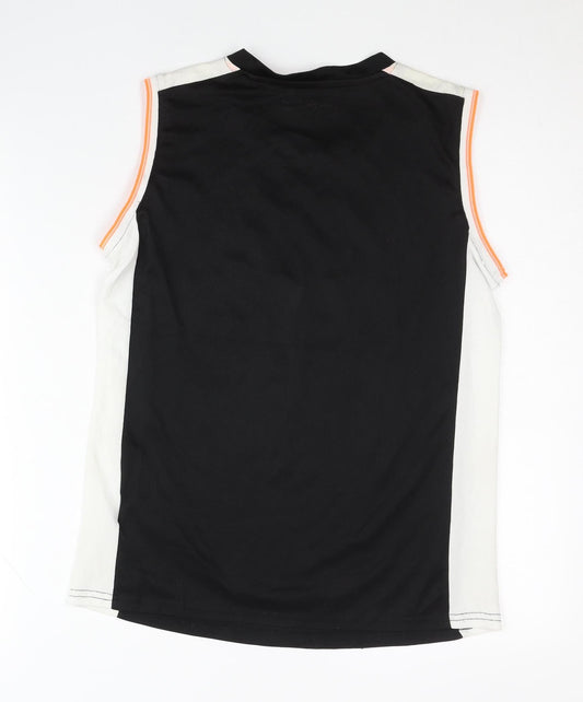 Chapter Young Boys Black Tank Top 12-14 Years Sleeveless Jersey
