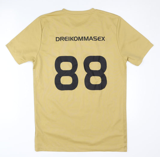 Nike Men's Gold T-Shirt L Jersey for Gym & Training