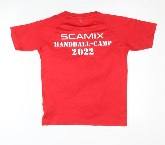Hummel Boys Red Handball T-Shirt, All Seasons, Size 9-10