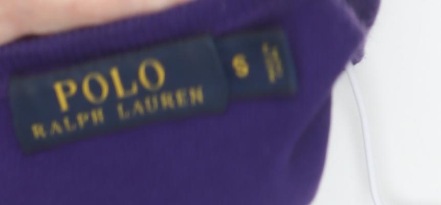 Polo Ralph Lauren Womens Purple V-Neck Pullover Jumper