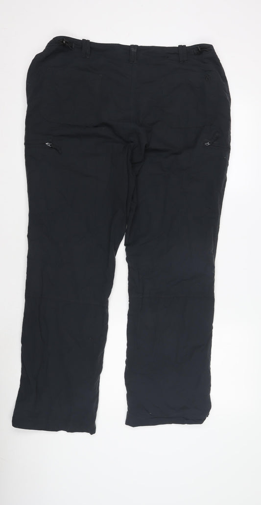 Gelert Women's Black Cargo Trousers Size 16