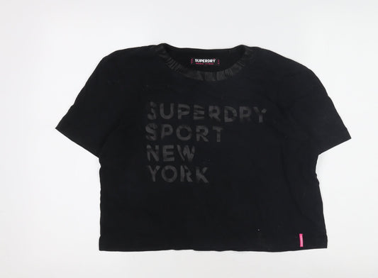 Superdry Women's Black Medium T-Shirt