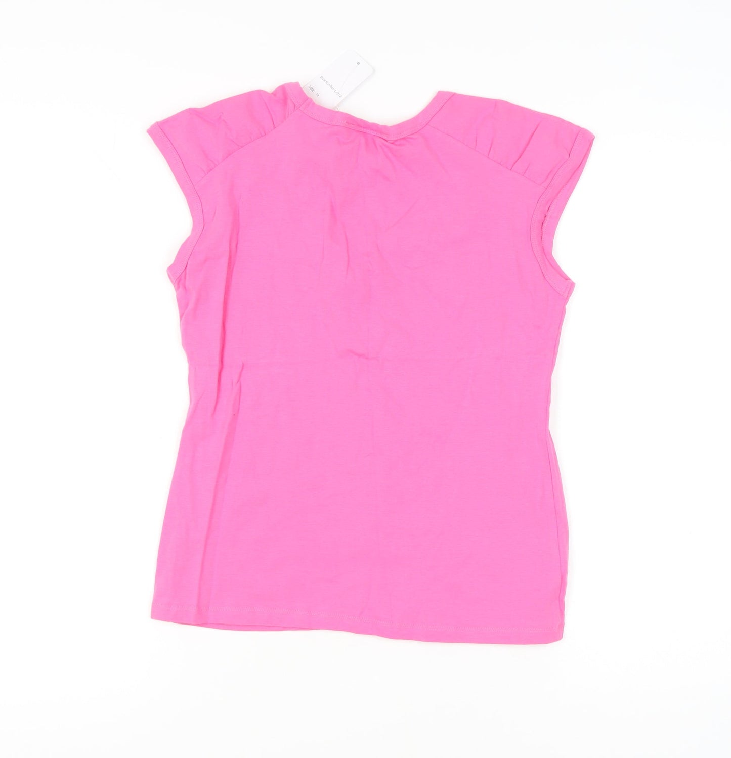 Neutral Territory Women's Pink V-Neck Top, Size 18