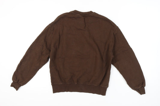 Pull&Bear Women’s Brown XS Pullover Sweatshirt