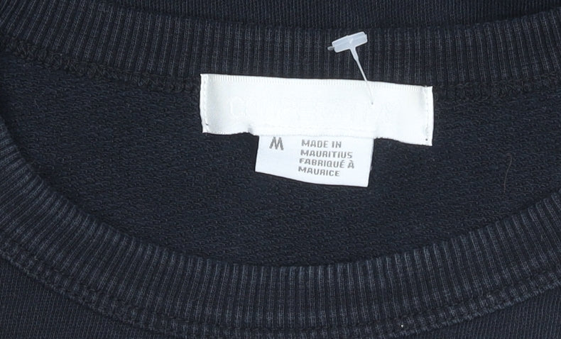 Brand and care label for Women's Black Cotton jumper M