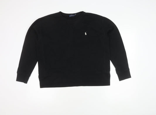 Polo Ralph Lauren Unisex Black Sweatshirt - M