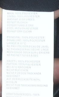 Brand and care label for Nasty Gal Women's Floral A-Line Short Dress 8 Multicoloured