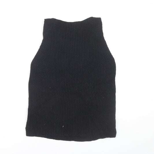 Massimo Dutti Women's Black Vest S