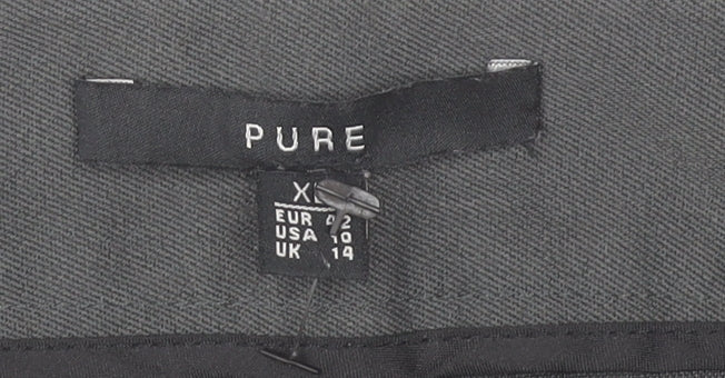 Close-up detail of Pure Women's Grey Trousers XL