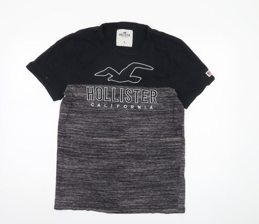 Hollister Men’s Black M Logo Short Sleeve T-Shirt