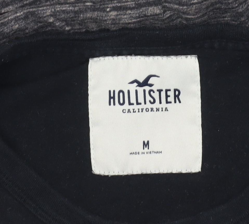 Hollister Men’s Black M Logo Short Sleeve T-Shirt