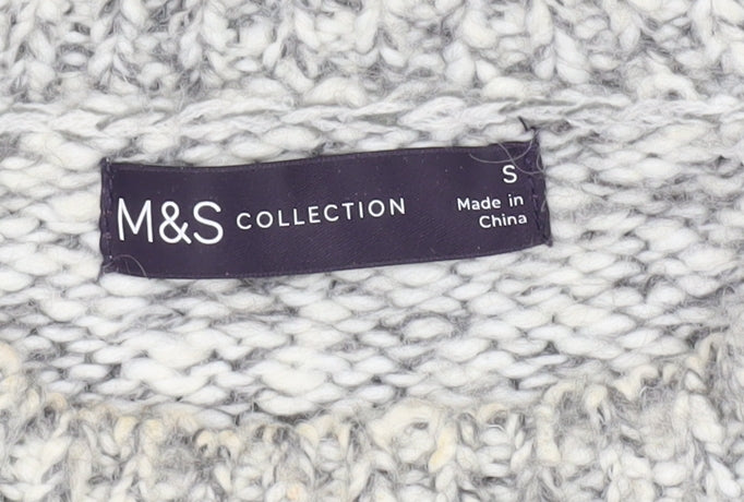 Marks and Spencer Women's Grey Pullover Jumper, S