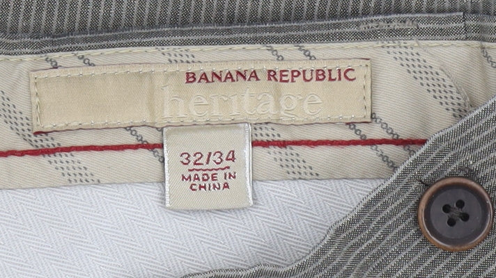 Banana Republic Men's Grey Chino Trousers 32