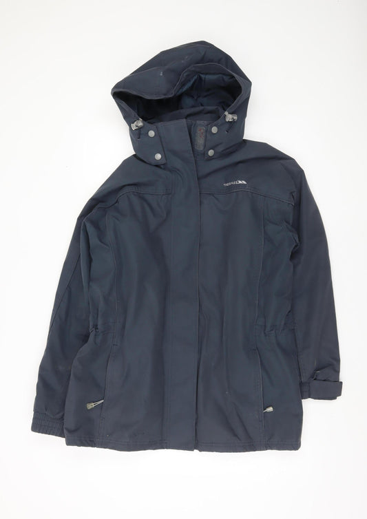 Trespass Men's Blue Waterproof Parka Jacket L