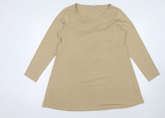 Kettlewell Beige Long Sleeve Women's Top - Size L