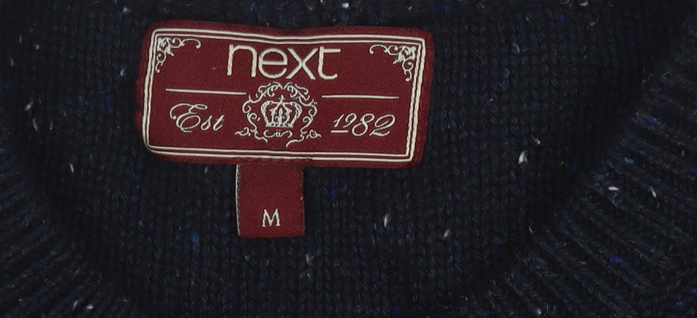 Close-up detail of Next Men's Black Medium jumper