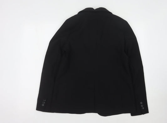 Jaeger Women's Black Blazer Size 10 Regular Fit