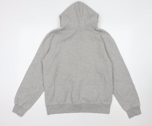 Le Breve Grey Pullover Hoodie for Men - XL