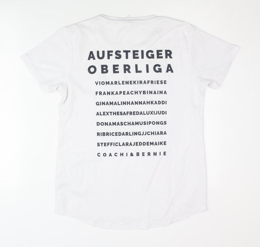 Just Cool Unisex White T-Shirt M for Activewear