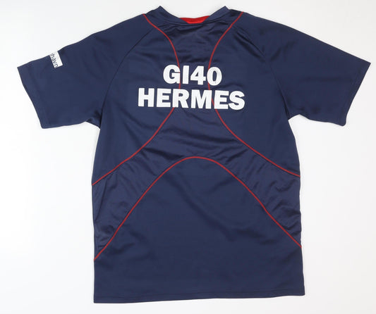 Speedo Men's Blue Short Sleeve Jersey T-Shirt