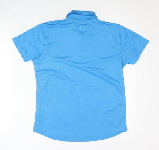 AWDis Unisex Blue Medium Polo Activewear Top
